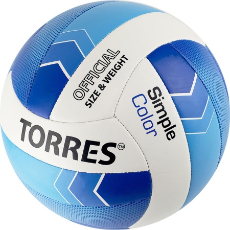 Купить Мяч волейбольный Torres Simple Color любительский р.5 в Волжском 